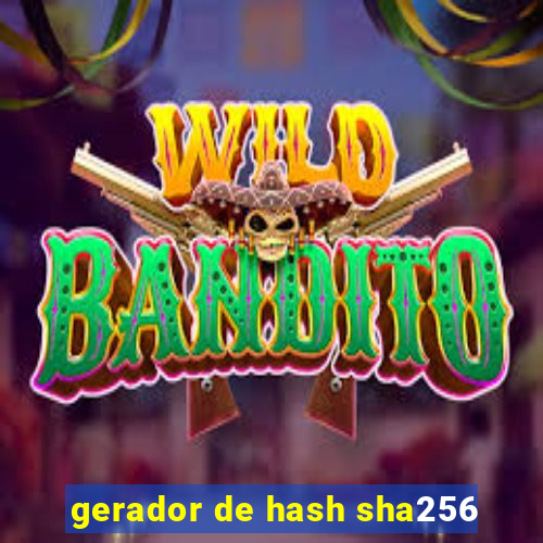 gerador de hash sha256